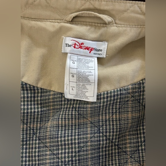 Mickey Mouse Walt Disney Utility  Cargo Tan Jacket Retro Large Reduced Price - Picture 13 of 16